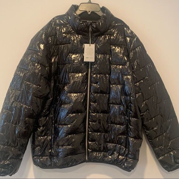 NOIZE
Shiny Chevron Quilted Puffer Jacket size XXL, NWT - Picture 4 of 10
